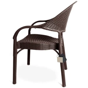 mobiliario-contract-sillon torremolinos apilable polipropileno marron chocolate 2
